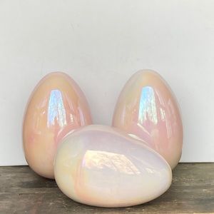 Glazed Ceramic Over Sized Eggs